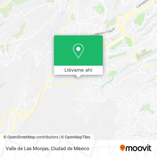 Mapa de Valle de Las Monjas