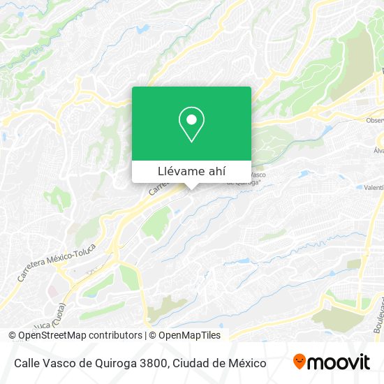 Mapa de Calle Vasco de Quiroga 3800