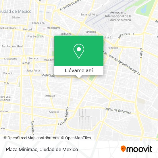 Mapa de Plaza Minimac