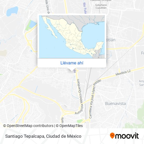Mapa de Santiago Tepalcapa