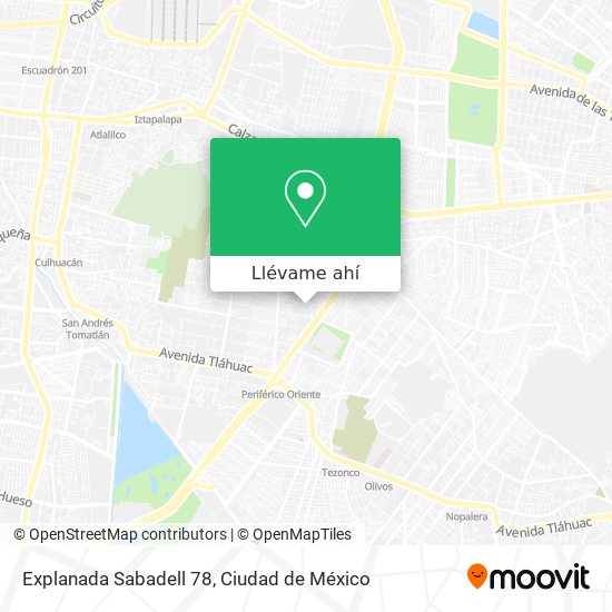 Mapa de Explanada Sabadell 78