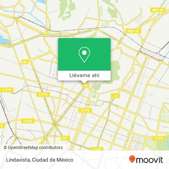 Mapa de Lindavista