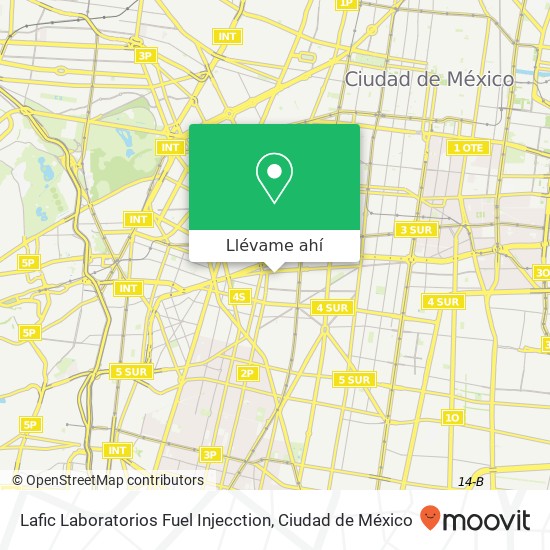 Mapa de Lafic Laboratorios Fuel Injecction