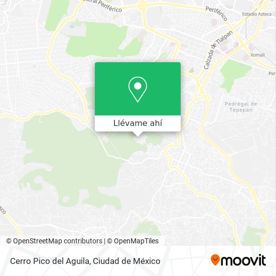 Cómo llegar a Cerro Pico del Aguila en Magdalena Contreras en Autobús?