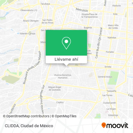 Mapa de CLIDDA
