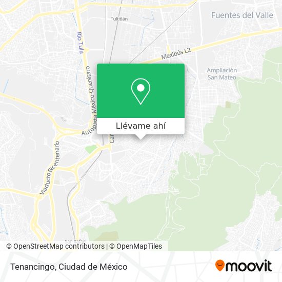 Mapa de Tenancingo