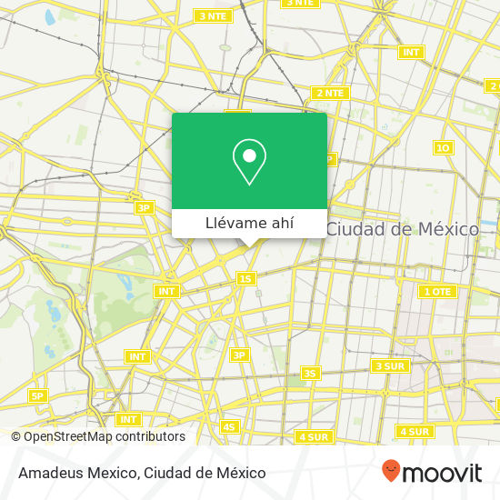 Mapa de Amadeus Mexico