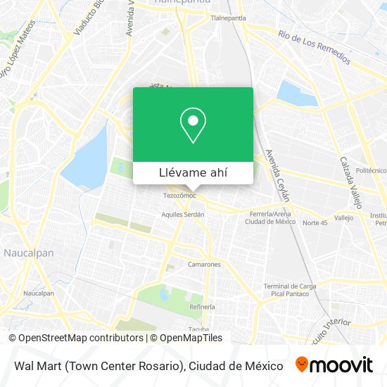Mapa de Wal Mart (Town Center Rosario)