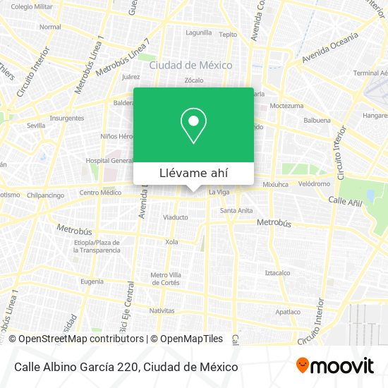 Mapa de Calle Albino García 220