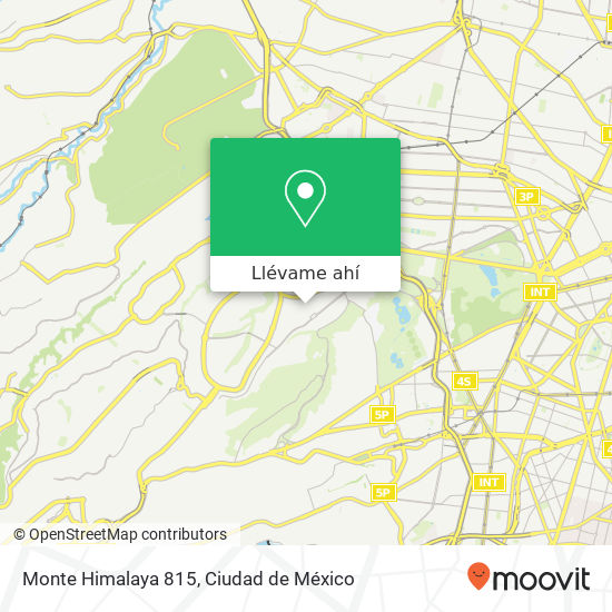 Mapa de Monte Himalaya 815