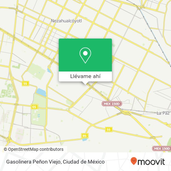 Mapa de Gasolinera Peñon Viejo