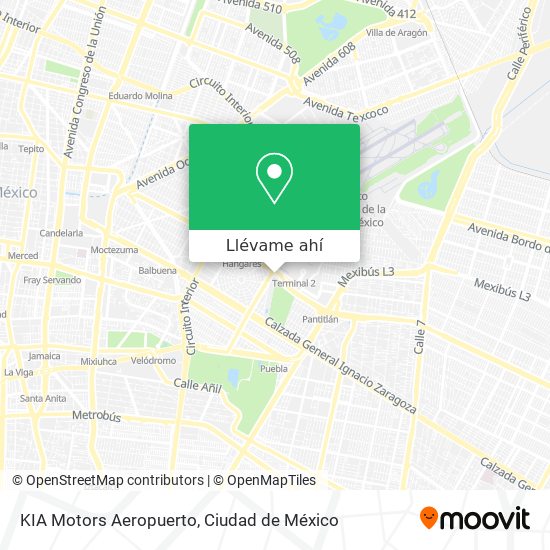 Mapa de KIA Motors Aeropuerto