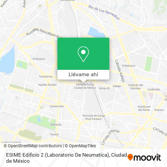 Mapa de ESIME Edificio 2 (Laboratorio De Neumatica)
