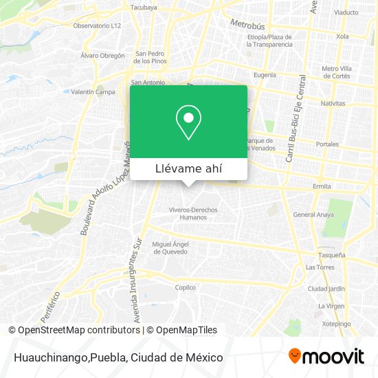 Mapa de Huauchinango,Puebla