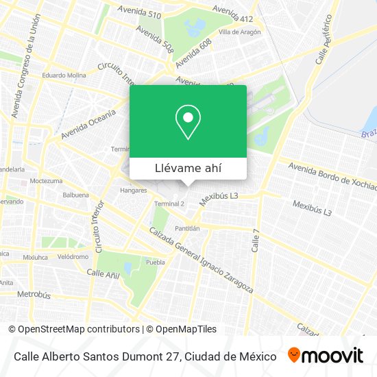 Mapa de Calle Alberto Santos Dumont 27