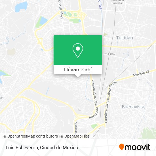 Mapa de Luis Echeverria