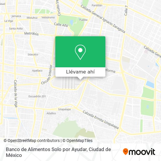 Mapa de Banco de Alimentos Solo por Ayudar