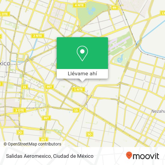 Mapa de Salidas Aeromexico