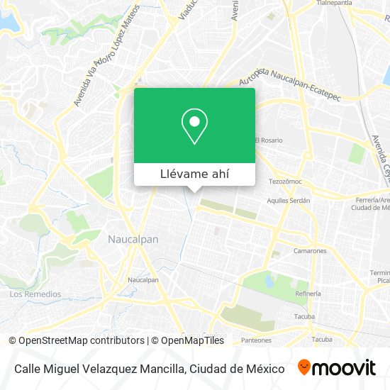 Mapa de Calle Miguel Velazquez Mancilla