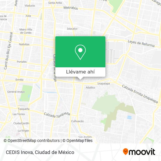 Mapa de CEDIS Inova