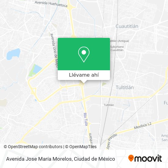 Mapa de Avenida Jose María Morelos