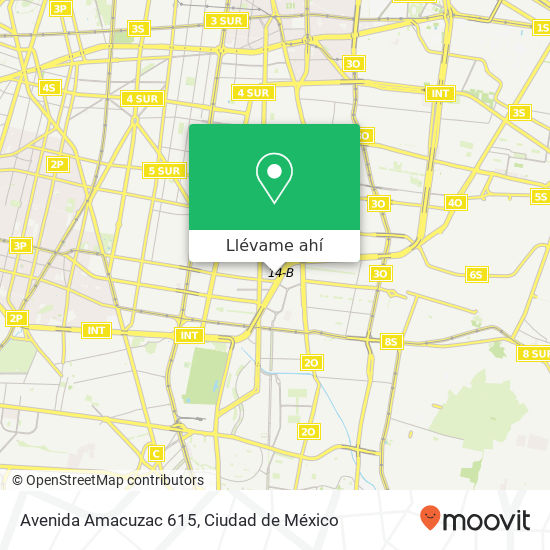 Mapa de Avenida Amacuzac 615