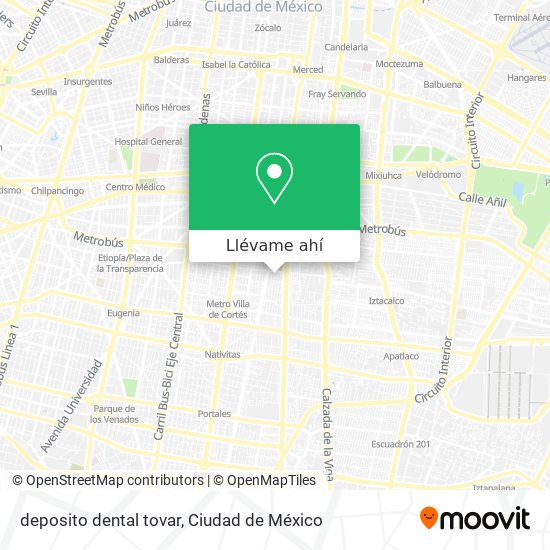 Mapa de deposito dental tovar