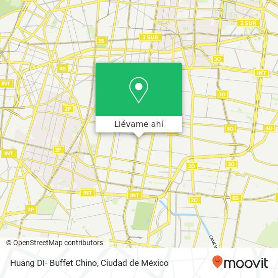 Mapa de Huang DI-  Buffet Chino