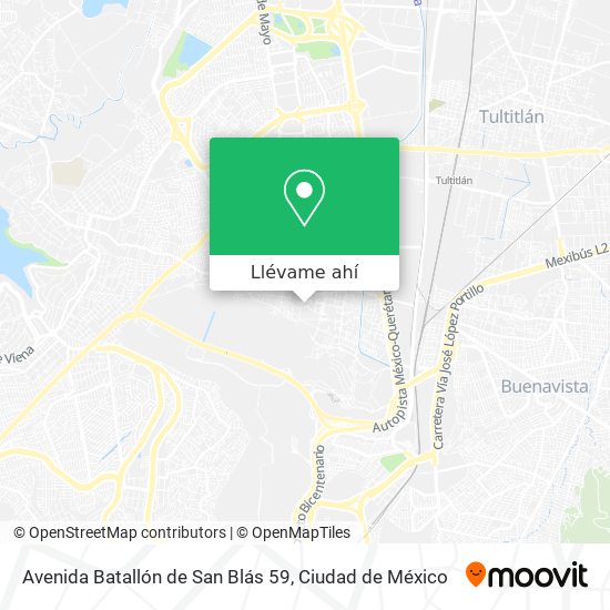 Mapa de Avenida Batallón de San Blás 59