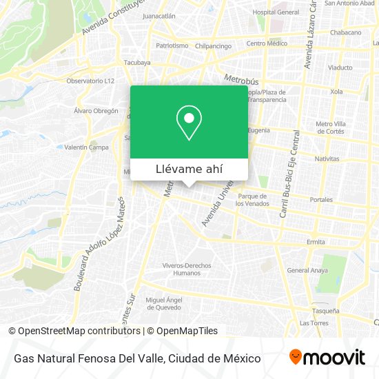 Mapa de Gas Natural Fenosa Del Valle