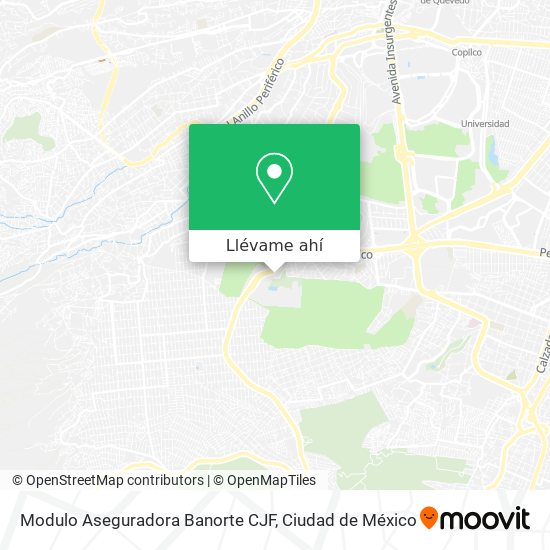 Cómo llegar a Modulo Aseguradora Banorte CJF en Alvaro Obregón en Autobús?