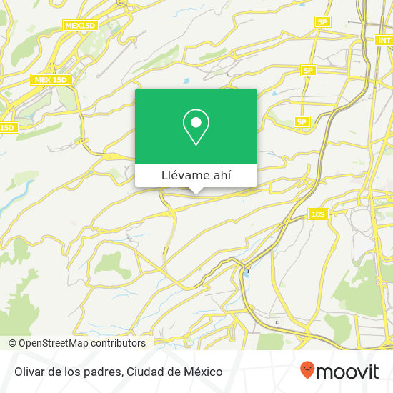 Mapa de Olivar de los padres