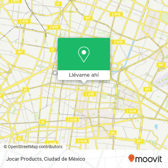 Mapa de Jocar Products