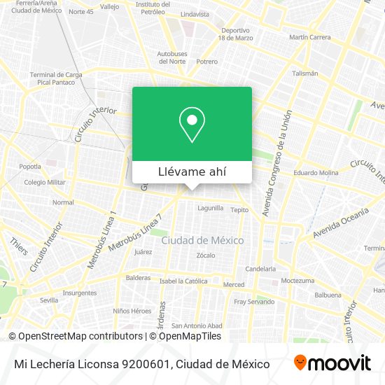 Cómo llegar a Mi Lechería Liconsa 9200601 en Azcapotzalco en Autobús o  Metro?