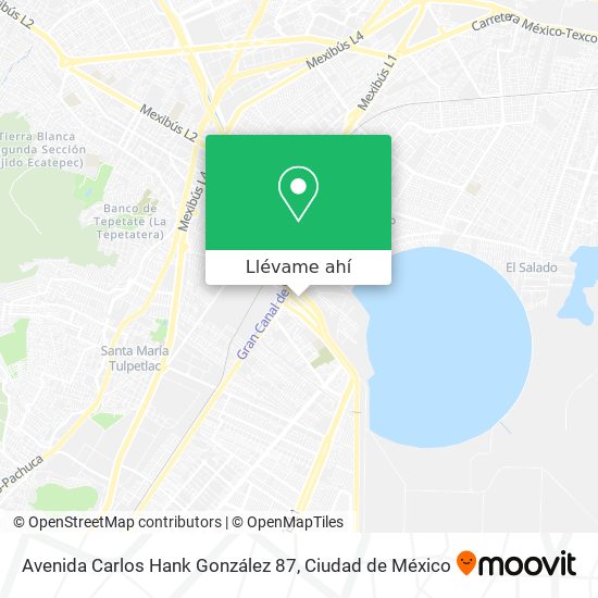 Mapa de Avenida Carlos Hank González 87