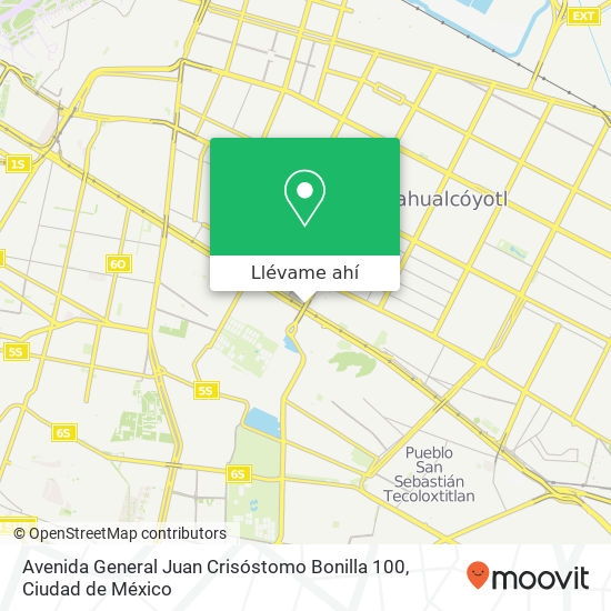 Mapa de Avenida General Juan Crisóstomo Bonilla 100