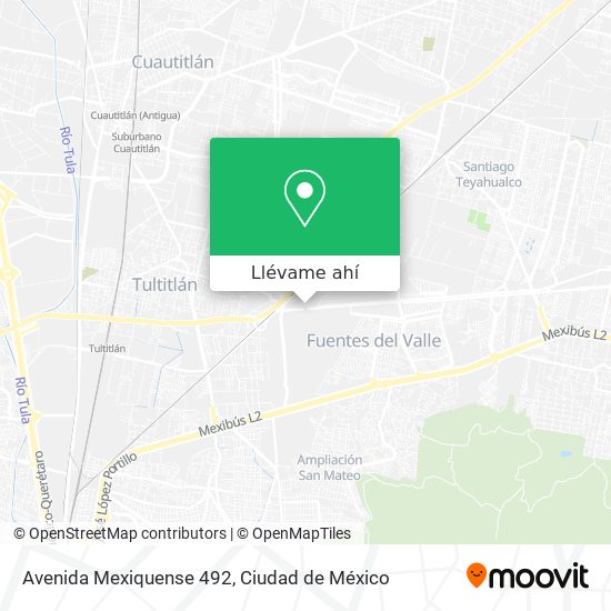 Mapa de Avenida Mexiquense 492