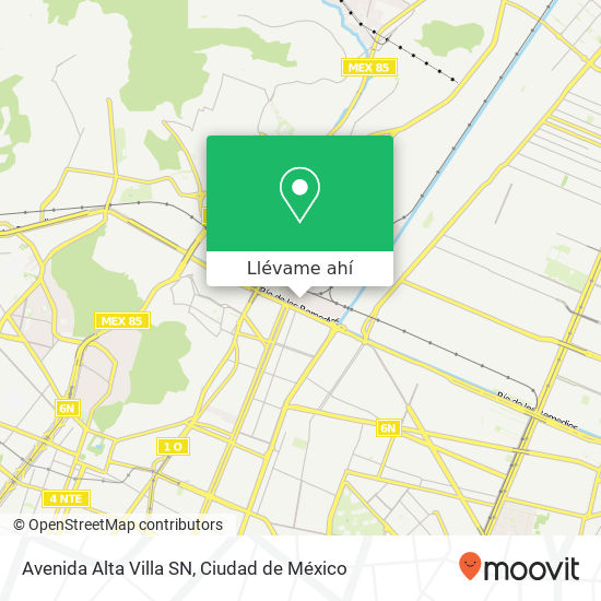 Mapa de Avenida Alta Villa SN