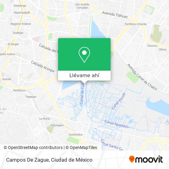 Mapa de Campos De Zague