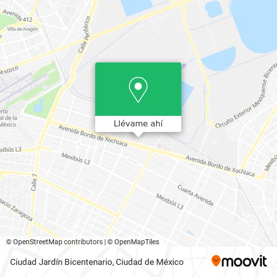 Mapa de Ciudad Jardín Bicentenario