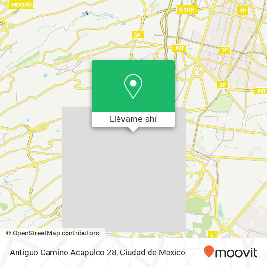 Mapa de Antiguo Camino Acapulco 28