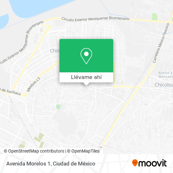Mapa de Avenida Morelos 1