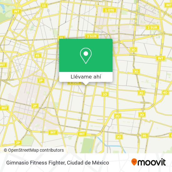 Mapa de Gimnasio Fitness Fighter