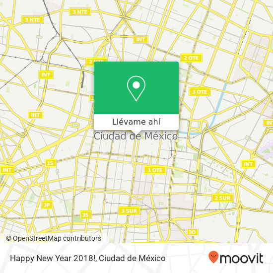 Mapa de Happy New Year 2018!
