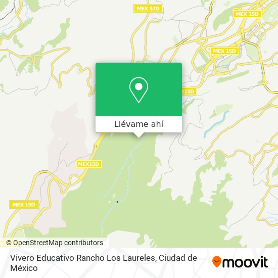 Mapa de Vivero Educativo Rancho Los Laureles