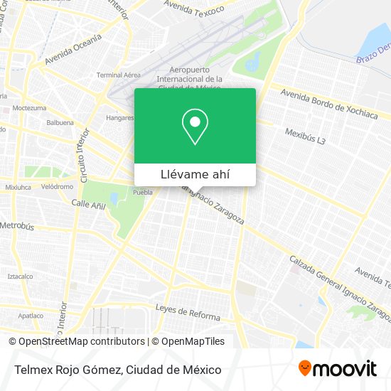 Mapa de Telmex Rojo Gómez