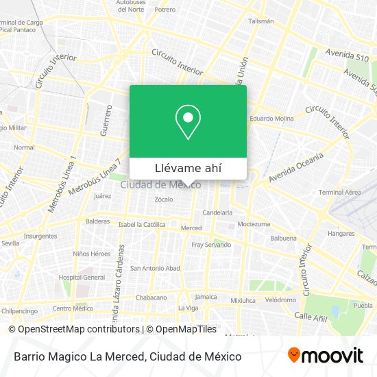 Mapa de Barrio Magico La Merced