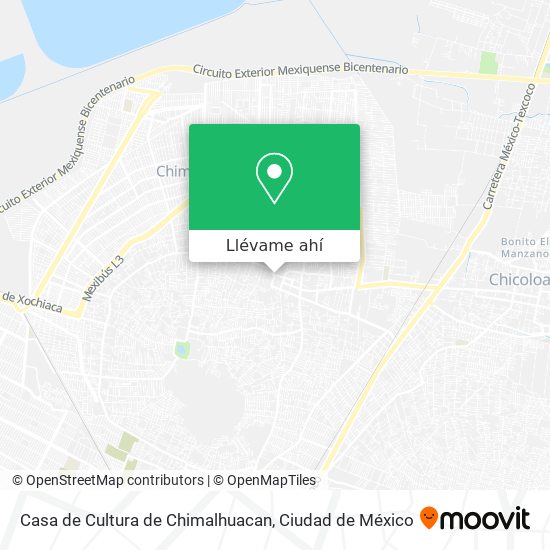 Cómo llegar a Casa de Cultura de Chimalhuacan en Atenco en Autobús o Metro?