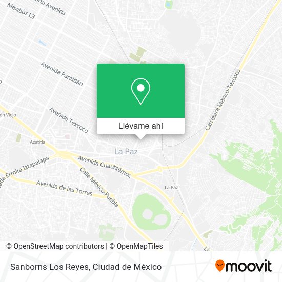 Cómo llegar a Sanborns Los Reyes en Nezahualcóyotl en Autobús o Metro?