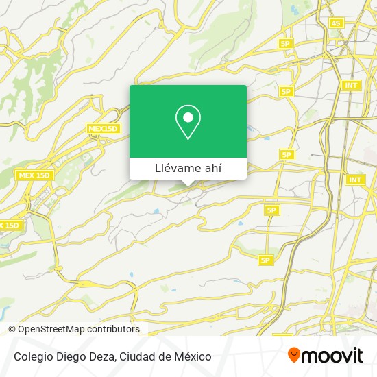 Mapa de Colegio Diego Deza